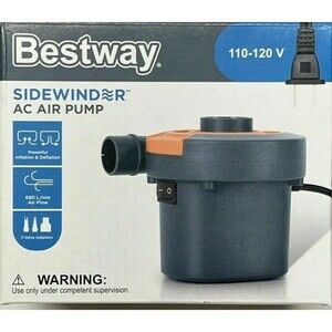 Bestway sidewinder AC air pump 110-120V Inflation And Deflation Camping …